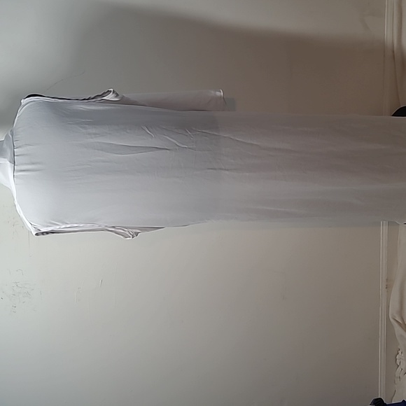 Ashley Stewart's Women's White Wrap Top - Picture 5 of 8